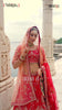 Red Raw Silk Bridal Wedding Lehenga Set with Heavy Net Dupatta - AA143