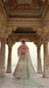 Off-White Cream Raw Silk Bridal Wedding Lehenga Set with Heavy Net Dupatta - AA141