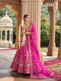Vibrant Pink Heavy Embroidered Designer Lehenga - AA162