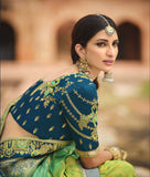 silk saree blouse designs back neck