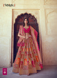 Pink Banarasi Silk Lehenga Choli 