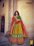 banarasi lehenga blouse back design