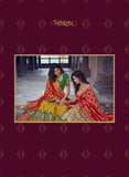 Yellow & Red Banarasi Silk Lehenga Choli 
