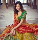 traditional banarasi lehenga blouse designs