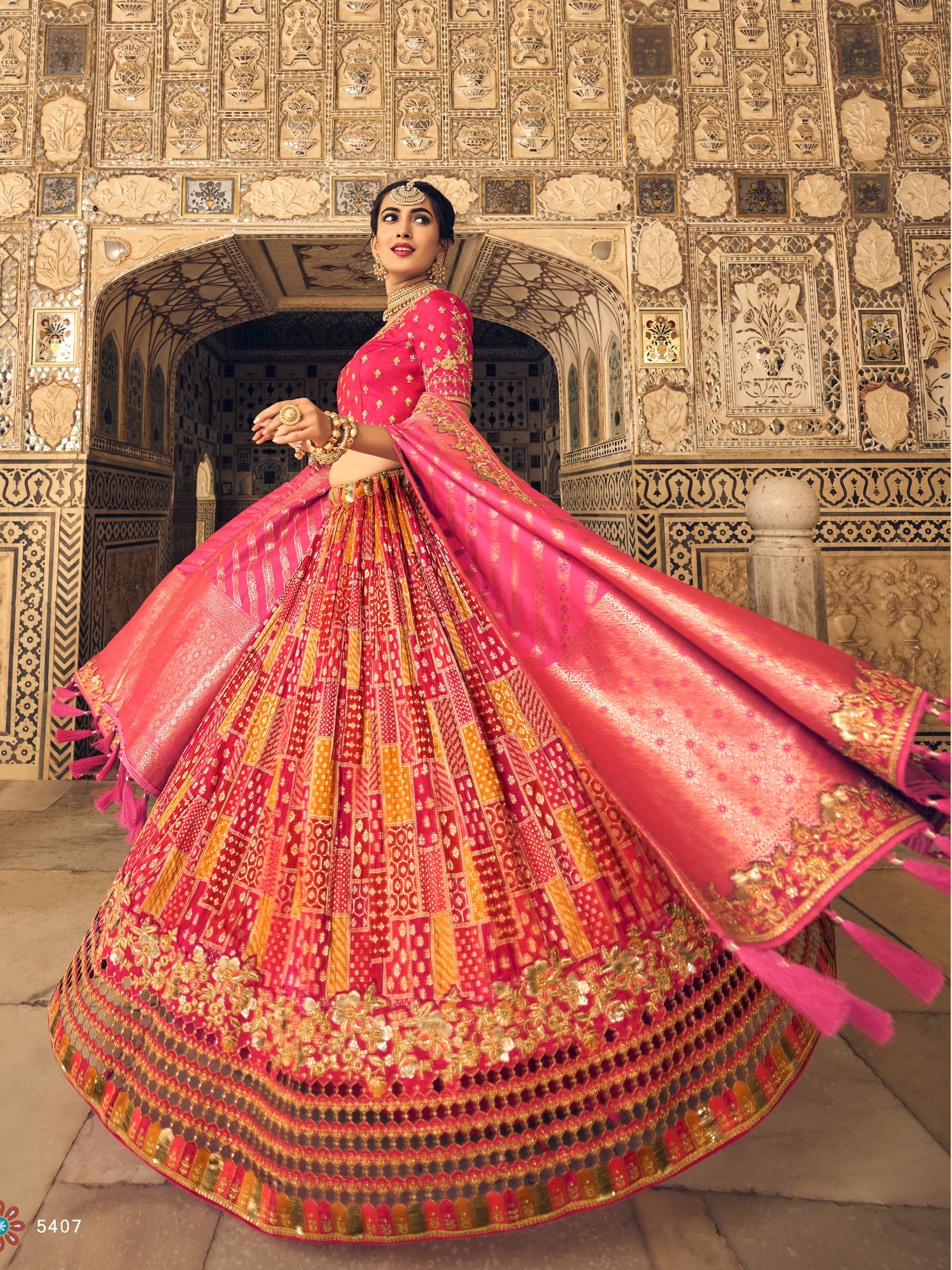 Rani Gold Heavy Embroidered Hand Work With Cut Work Semi Stitched Silk rani-gold-heavy-embroidered-hand-work-with-cut-work-semi-stitched-silk