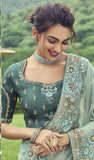 saree look for wedding party