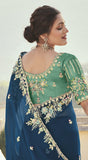 heavy saree look