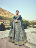 Morpich Color Heavy Gota Pati Patch Hand Work Pure Viscose Semi-Stitched Wedding Lehenga Choli 6012